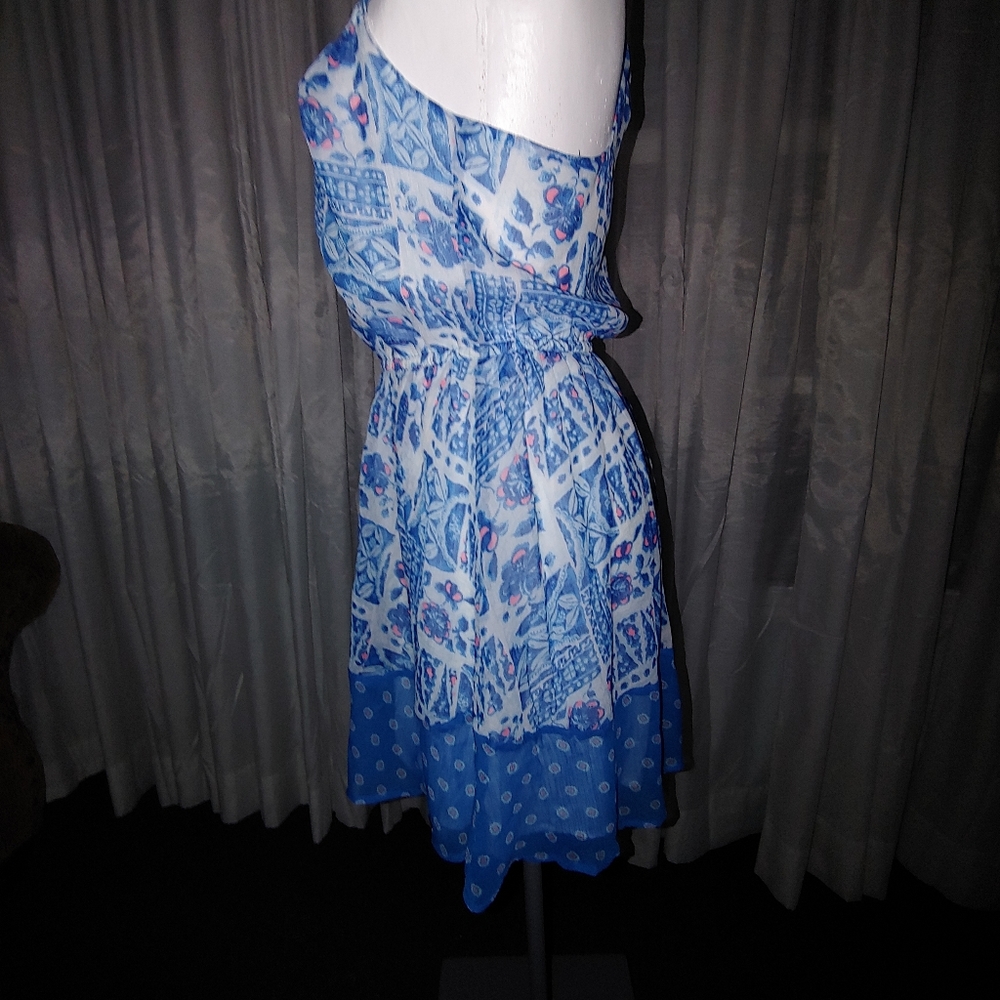 Blue floral summer dress - Picture 7 of 11